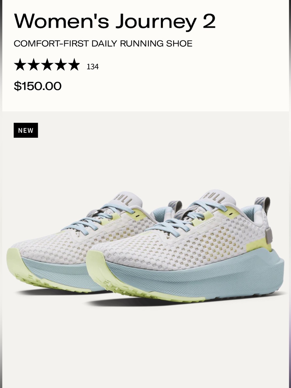 NOBULL Women's Mesh Trainer - White/Light Blue/Yellow - Picture 2 of 5